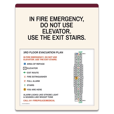 Standard Elevator Evacuation Plans - NYC Compliant