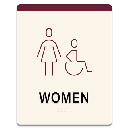 Women Sign w/Female & ISA Symbols