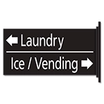 2-Line Flag Sign