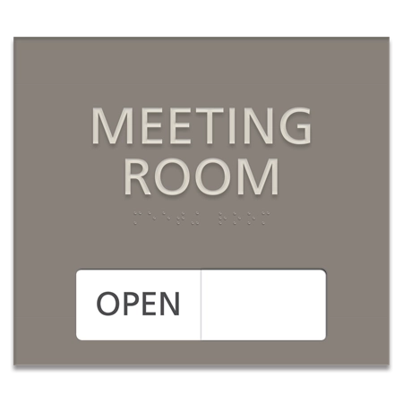2-Line Sliding Panel Sign