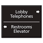 4-Line Directional Sign