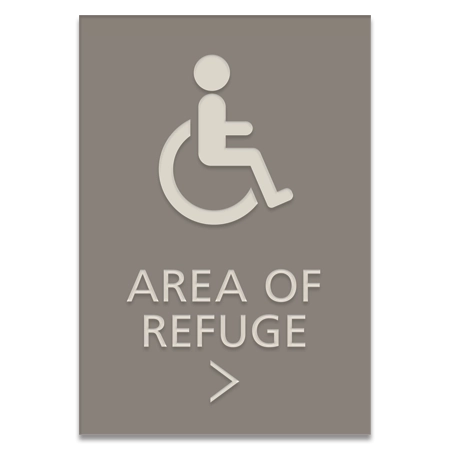 Accessible Direction Sign - ISA Symbol