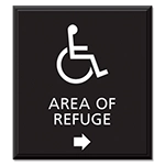 Accessible Direction Sign w/ ISA