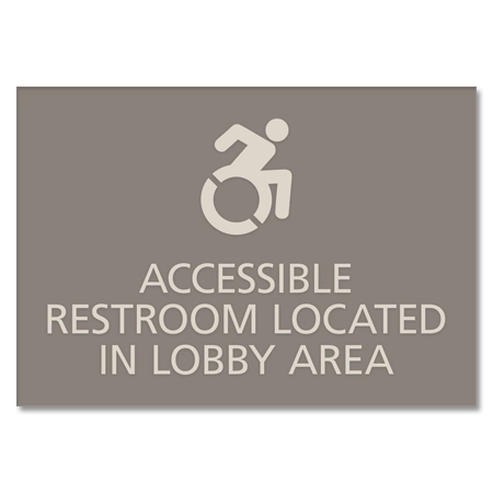 Accessible Restroom /Lobby Area - Dynamic ISA Symbol