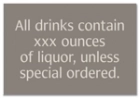 Alcohol Warning Sign - Alabama Compliant