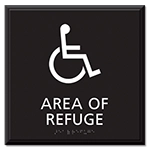Area of Refuge Sign - ISA Symbol