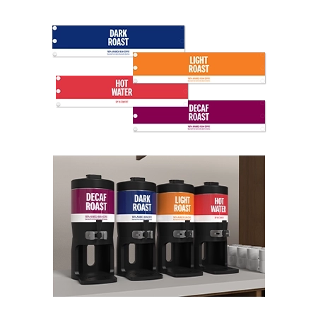 Breakfast Coffee Wrap - Set of 4For 1.5 Gallon Bunn Dispensers