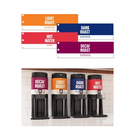 Breakfast Coffee Wrap - Set of 4For 1 Gallon Fetco L4D-10 Dispensers