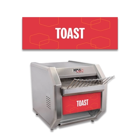 Breakfast Toaster Label