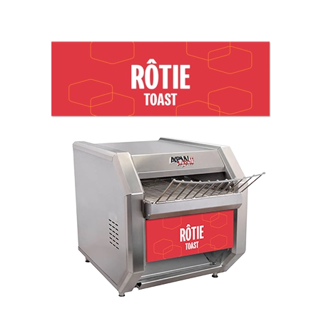 Breakfast Toaster LabelFrench-Canadian Version