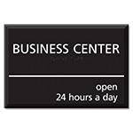 Business Center Sign