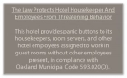 CA Housekeeper Protection Notice - 8 Pack - Self Adhesive