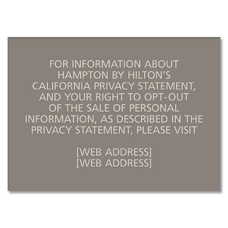 CA Privacy Statement