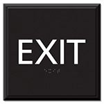 "Exit" Egress Sign - CA Compliant