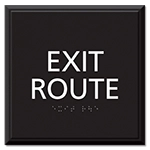 "Exit Route" Egress Sign - CA Compliant