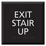 "Exit Stair Up" Egress Sign - CA Compliant