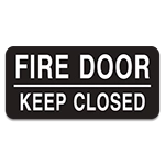 Fire Door - Keep Closed Label - 4 Pack