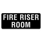 Fire Riser Room Label