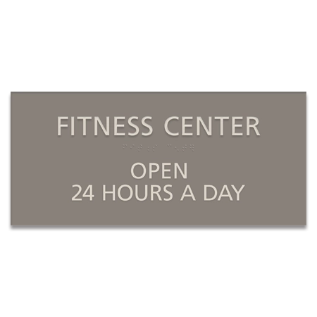 Fitness Center Sign
