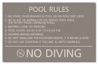 Florida Splash Pad Rules Signage