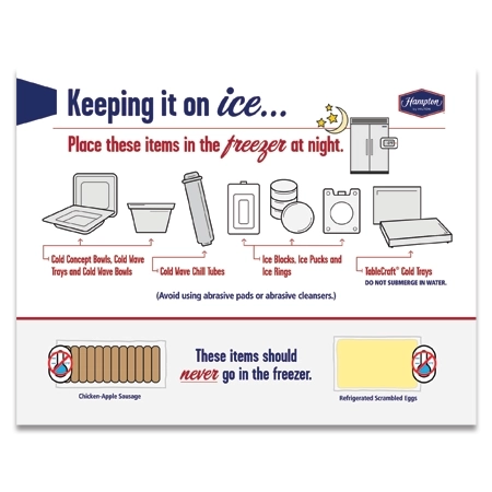 Hampton Breakfast Freezer Cling