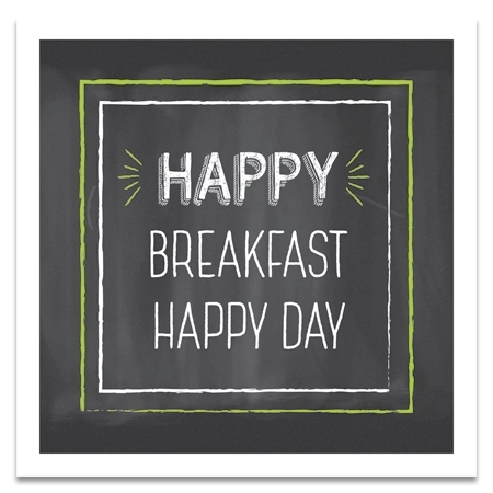 Hampton Breakfast Refresh Graphics Happy Breakfast, Happy Day Framed Artwork