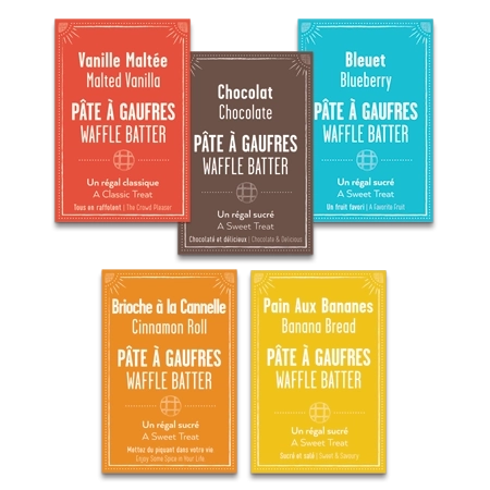 Hampton Breakfast Waffle Flavor Insert - Set of 5 - French/Canadian