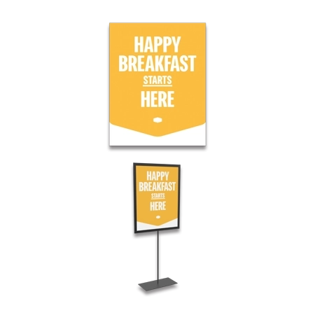 Happy Breakfast Starts Here Sign - Includes Stand (For One-Off Replacement Only)
