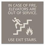 In Case of Fire,Elevators Are Out of Service