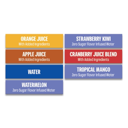 Juice Machine Labels - Set of 7