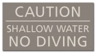 Maricopa County, Arizona No Diving Sign