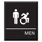Men Sign w/Male & Dynamic ISA Symbols