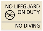 No Lifeguard on Duty