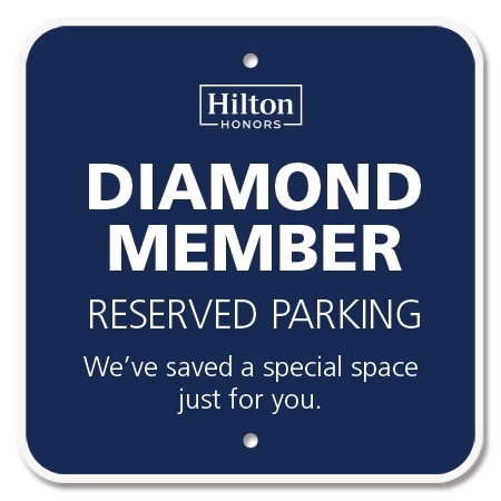 One (1) Diamond Member Parking Sign - Does not include post and base.