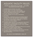 Oregon Pool Rules Sign