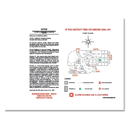 Paper Evacuation Map