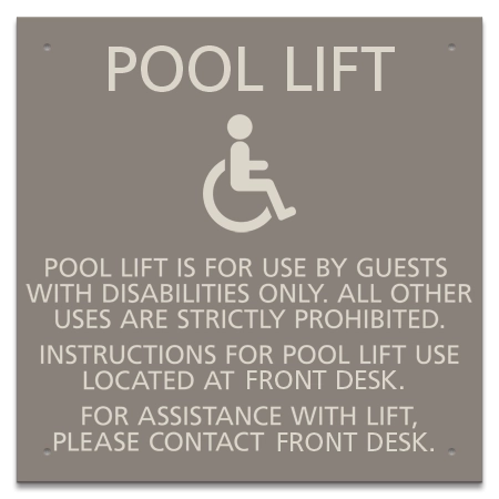Pool Lift Rules w/ISA Symbol