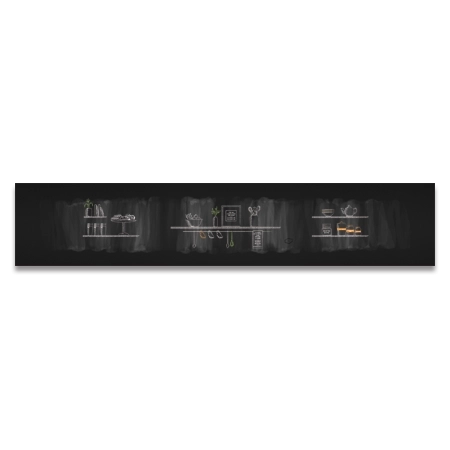 Primary Focal Wall Chalkboard WallcoveringLarge