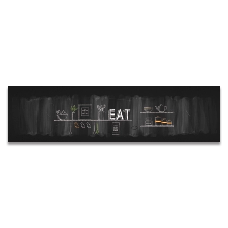 Primary Focal Wall Chalkboard WallcoveringPrototypical Size - Canadian/English