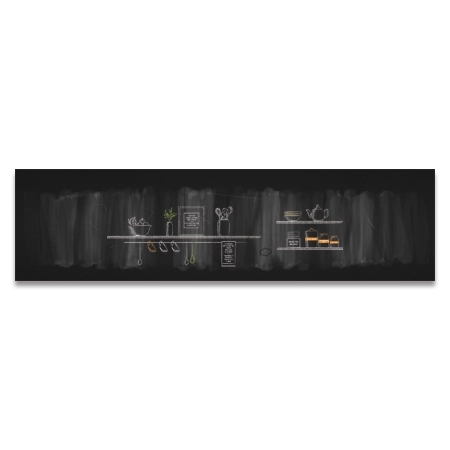 Primary Focal Wall Chalkboard WallcoveringPrototypical Size