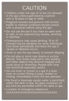 Province Spa Rules Sign - Ontario Compliant: Canada