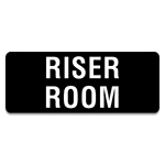 Riser Room Label