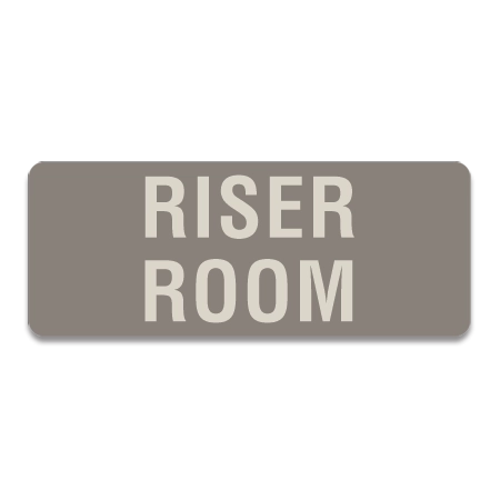 Riser Room Label