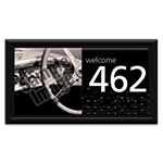 Room Number - Large Text & Corian Frame