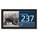 Room Number Sign w/No Smoking Symbol