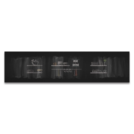Secondary Focal Wall Chalkboard WallcoveringLarge - Canadian/English