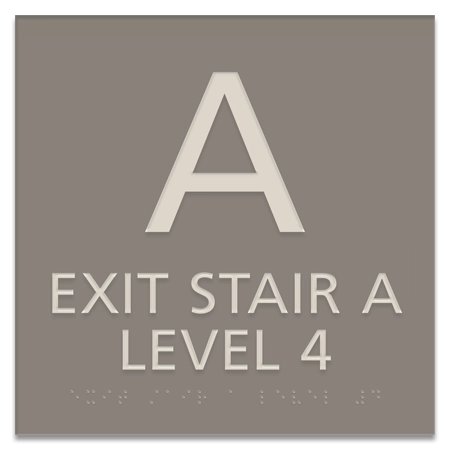 Stairway ID Sign - NYC Compliant