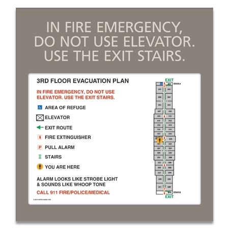 Standard Elevator Evacuation Plans - NYC Compliant