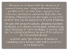 State Pool Sign - Beach Rules - Illinois Compliant