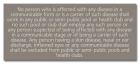 State Pool Sign - Communicable Disease - Virginia Compliant